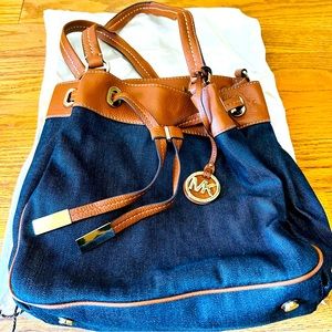 Michael Kors Denim Shoulder Bag